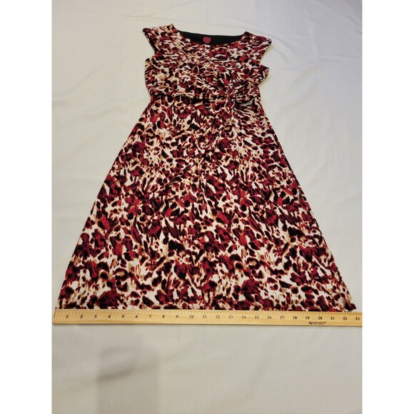 212 Collection Dress Womens XS Knot Front Sleeveless Knee Length Multicolor - Picture 10 of 11